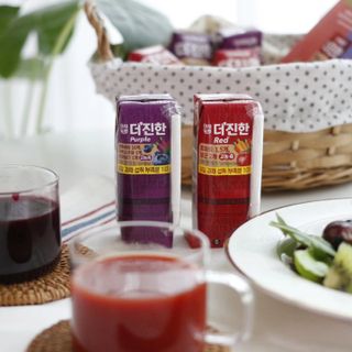 [롯데칠성] 야채듬뿍 더'진한 [롯데칠성] 야채는 이제 COLORFULL! 야채듬뿍  더 진한 레드 4개 +퍼플 4개 (총 8개) — 5점을 준 리뷰어가 2023년 6월 올린 사용 사진
