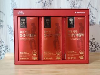 광동생활건강 광동 명품 홍삼정데일리 10mL x 30포 — 5점을 준 리뷰어가 2023년 4월 올린 사용 사진