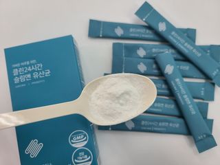 클린24시간 슬림앤유산균 1박스 (3.5g X 15포) — 5점을 준 리뷰어가 2022년 7월 올린 사용 사진