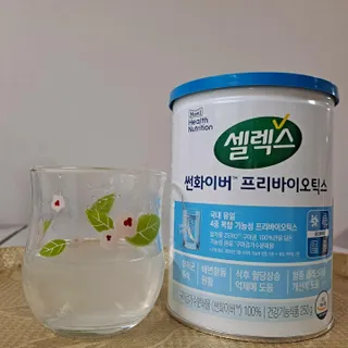 셀렉스 썬화이버 프리바이오틱스 — 5점을 준 리뷰어가 2021년 12월 올린 사용 사진