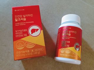 서울약사신협 간건강 실리마린 밀크씨슬 800mg, 60정 — 5점을 준 리뷰어가 2021년 11월 올린 사용 사진