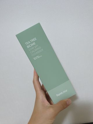 [팜스테이] 티트리 바이옴 로우 피에이치 카밍 클렌저 — 5점을 준 리뷰어가 2022년 9월 올린 사용 사진