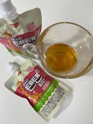 나우캠페인용 [한미사이언스] 우리 아이 튼튼, 엄마 마음 든든! 마시는텐텐 플러스 (100ml*10입) — 5점을 준 리뷰어가 2023년 10월 올린 사용 사진