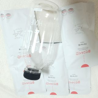 클린24시간 1BOX(5포) + 전용보틀(500ml) — 4점을 준 리뷰어가 2022년 8월 올린 사용 사진