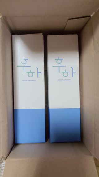 [심폐소생소] 무불소 임산부 천연 치약 — 5점을 준 리뷰어가 2021년 11월 올린 사용 사진
