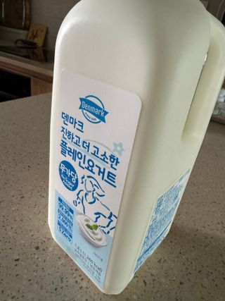 프리_[덴마크] 진하고 더 고소한 플레인 요거트 1.8L — 5점을 준 리뷰어가 2025년 5월 올린 사용 사진