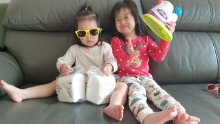 디어엘로디 프리미엄 유기농 베이비 솜티슈 40매 3 + 1 PACK — 5점을 준 리뷰어가 2021년 2월 올린 사용 사진