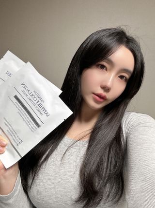 x[웰더마] 프리미엄 사파이어 콜라겐 임팩트 피팅 마스크(4매입/1BOX) — 5점을 준 리뷰어가 2023년 12월 올린 사용 사진