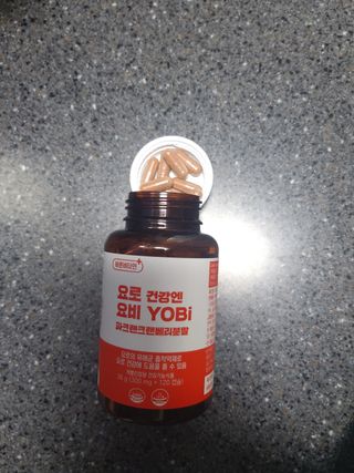 바른비타민 요비 1박스 120캡슐 요로건강 요헬씨 원료 복합 건강식품 — 5점을 준 리뷰어가 2021년 6월 올린 사용 사진