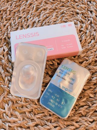 렌시스 LENSSIS [ 렌시스 ] 영롱한 색감의 혼혈렌즈 ＃루나시리즈 1개월용 ｜ 3컬러 중 택1 ｜ — 5점을 준 리뷰어가 2021년 7월 올린 사용 사진
