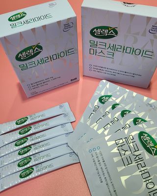 셀렉스스포츠 셀렉스 밀크세라마이드 저분자피쉬콜라겐 28포 X 1박스 — 5점을 준 리뷰어가 2021년 5월 올린 사용 사진