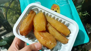 해뜨온 껍질없는 한입아이스 군고구마 120g x 4개 — 5점을 준 리뷰어가 2021년 9월 올린 사용 사진