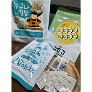 해풀잎 누구나 김밥*2ea [(혼합야채 35g *2ea,  김밥김 (10g, 2ea),  양념간장 (6g, 10ea), 참기름(5g, 4ea)] — 5점을 준 리뷰어가 2022년 7월 올린 사용 사진