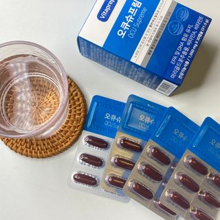 뉴트리션팩토리 비타프렙 오큐슈프림 루테인 오메가3 1050mg — 5점을 준 리뷰어가 2021년 7월 올린 사용 사진