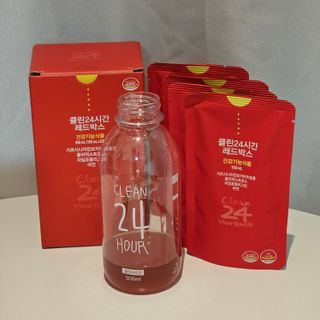 클린24시간 레드박스 1BOX(5포) + 전용보틀(500ml) — 5점을 준 리뷰어가 2024년 2월 올린 사용 사진