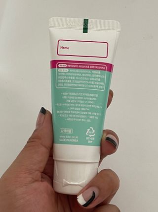 닥터데디스 안심저불소 키즈치약 (라즈베리, 청포도향 중 택 1) 60g +  여행용 미니 치약 15g — 4점을 준 리뷰어가 2022년 7월 올린 사용 사진