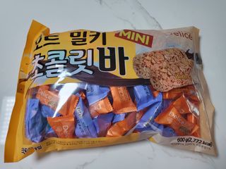 델리스 오트 밀키 초콜릿 바 — 4점을 준 리뷰어가 2022년 5월 올린 사용 사진