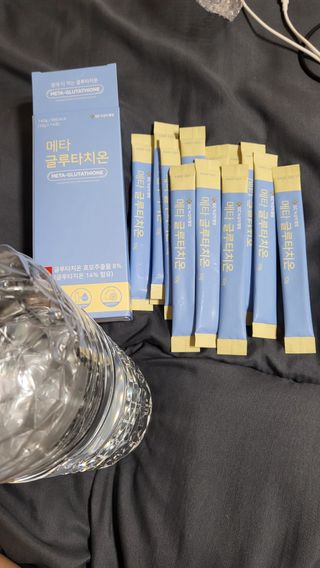 메타웰빙 GC녹십자웰빙 메타 글루타치온 — 4점을 준 리뷰어가 2022년 9월 올린 사용 사진