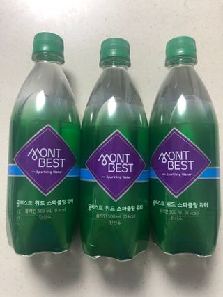 몽베스트 Montbest with Sparkling water Plain 20병 — 5점을 준 리뷰어가 2022년 6월 올린 사용 사진