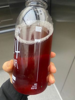 클린24시간 1BOX(5포) + 전용보틀(500ml) — 5점을 준 리뷰어가 2023년 4월 올린 사용 사진