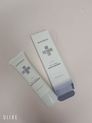 바노바기 코스메틱 바노바기 밀크씨슬 리페어 시카 선스크린 플러스 50ml — 4.5점을 준 리뷰어가 2023년 3월 올린 사용 사진