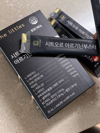 더리틀스 시트오르 아르기닌부스터 — 5점을 준 리뷰어가 2022년 11월 올린 사용 사진
