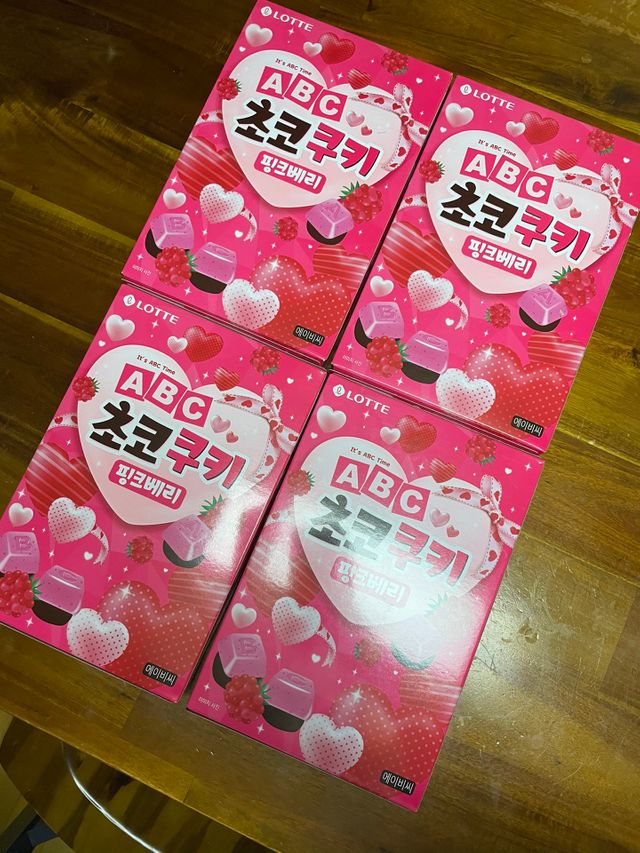 ABC초코쿠키 핑크베리 리뷰 사진