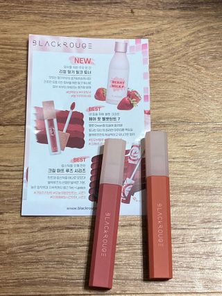 [블랙루즈]하프앤하프틴트 10종 中 택1+랜덤1 — 5점을 준 리뷰어가 2021년 2월 올린 사용 사진