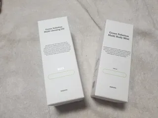 [녹산] 그린 솔루션 멀티 클렌징 오일 + 그린 솔루션 멀티 바디 미스트 — 4점을 준 리뷰어가 2022년 11월 올린 사용 사진