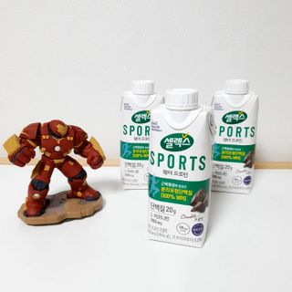 셀렉스스포츠 셀렉스 스포츠 웨이 프로틴 초콜릿 _ 330ml x 12팩 — 5점을 준 리뷰어가 2021년 3월 올린 사용 사진