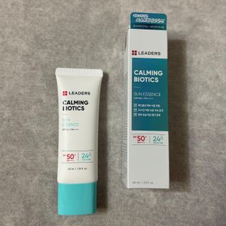 리더스코스메틱 리더스 카밍 바이오틱스 선 에센스 SPF 50+ PA++++ — 4.5점을 준 리뷰어가 2022년 8월 올린 사용 사진