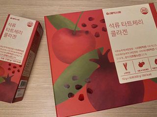서울약사신협_석류 타트체리 콜라겐_10g x 30포 — 5점을 준 리뷰어가 2021년 7월 올린 사용 사진