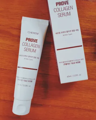 체르엠  프루브 콜라겐 앰플세럼 60ml 1병 — 5점을 준 리뷰어가 2022년 1월 올린 사용 사진