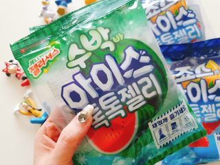 롯데제과 죠스바 아이스 톡톡 젤리 — 5점을 준 리뷰어가 2021년 10월 올린 사용 사진