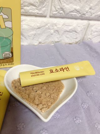 목 넘김이 편한 곡물발효효소 웰테므 효소라인 — 5점을 준 리뷰어가 2023년 11월 올린 사용 사진