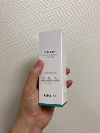 파시랩 그린 플러스 락토 버블 필링 — 5점을 준 리뷰어가 2021년 6월 올린 사용 사진