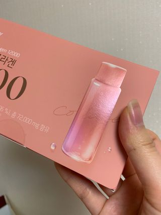 랩앤뷰티 메가 벨벳 콜라겐 12000 — 5점을 준 리뷰어가 2021년 5월 올린 사용 사진