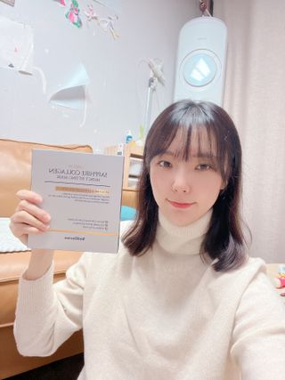x[웰더마] 프리미엄 사파이어 콜라겐 임팩트 피팅 마스크(4매입/1BOX) — 5점을 준 리뷰어가 2023년 12월 올린 사용 사진