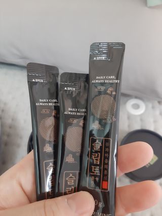 프리마인 자체 기업부설 연구소에서 찾아낸 건강한 수면의 비밀.  슬립토 플러스 30포 — 5점을 준 리뷰어가 2022년 4월 올린 사용 사진