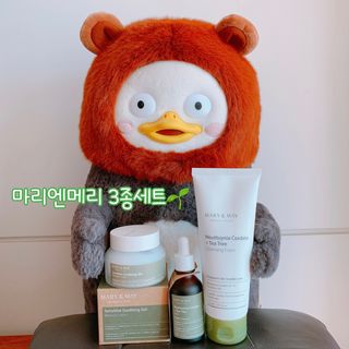 마리엔메이 센서티브 수딩 젤 크림 + 어성초 티트리 추출물 세럼 + 어성초 티트리 모공 클렌징 폼 — 4점을 준 리뷰어가 2021년 9월 올린 사용 사진