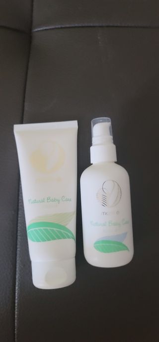 mom e 맘이 내추럴 베이비 케어 크림+바디오일 — 5점을 준 리뷰어가 2021년 1월 올린 사용 사진