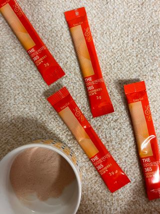 [닥터루템]맛있는 파인애플맛 과채효소 THE파이토엔자임365 1box (30포) — 5점을 준 리뷰어가 2022년 10월 올린 사용 사진