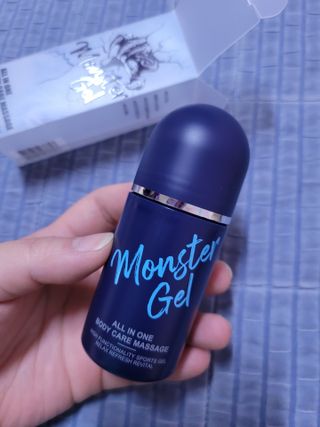 [바록스] 류현진 올인원 바디릴렉싱 몬스터겔 50ml — 5점을 준 리뷰어가 2021년 5월 올린 사용 사진