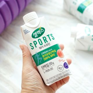 셀렉스스포츠 셀렉스 스포츠 웨이 프로틴 복숭아_ 330ml x 12팩 — 4점을 준 리뷰어가 2021년 10월 올린 사용 사진