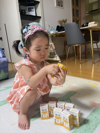 메디웰 페디아드링크 미니 바나나맛 — 5점을 준 리뷰어가 2022년 8월 올린 사용 사진