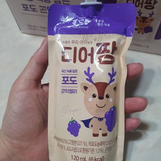 [몸엔용] 우리 아이 건강간식, 달콤한 녹용곤약젤리 디어팡 4종 — 5점을 준 리뷰어가 2021년 8월 올린 사용 사진