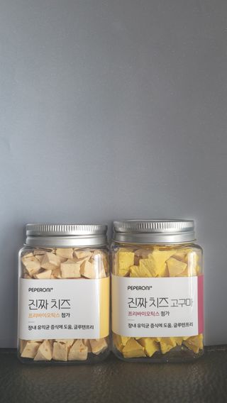 페페로니 진짜 프리바이오틱스 치즈+치즈고구마 180g+180g — 5점을 준 리뷰어가 2021년 7월 올린 사용 사진