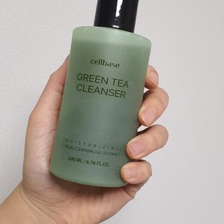 프리마인 메이크업과 들뜨는 각질까지 한방에 깐달걀로! 순하기까지한 셀베이스 그린티클렌저(200ml) — 5점을 준 리뷰어가 2023년 3월 올린 사용 사진