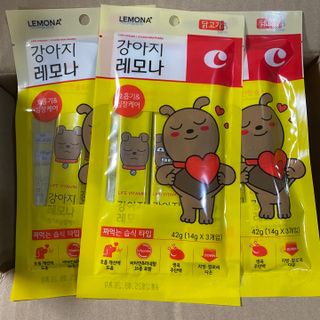 [레모나] 강아지 레모나 강아직 영양 간식 4종 택 1 — 5점을 준 리뷰어가 2024년 1월 올린 사용 사진