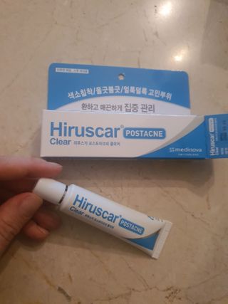 히루스카 포스트아크네 클리어 — 5점을 준 리뷰어가 2021년 2월 올린 사용 사진